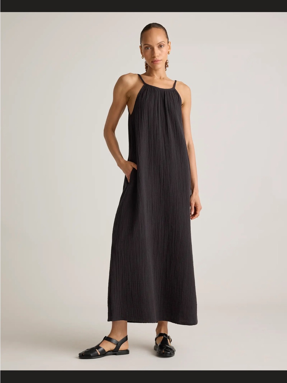 Quince Cotton maxi dress